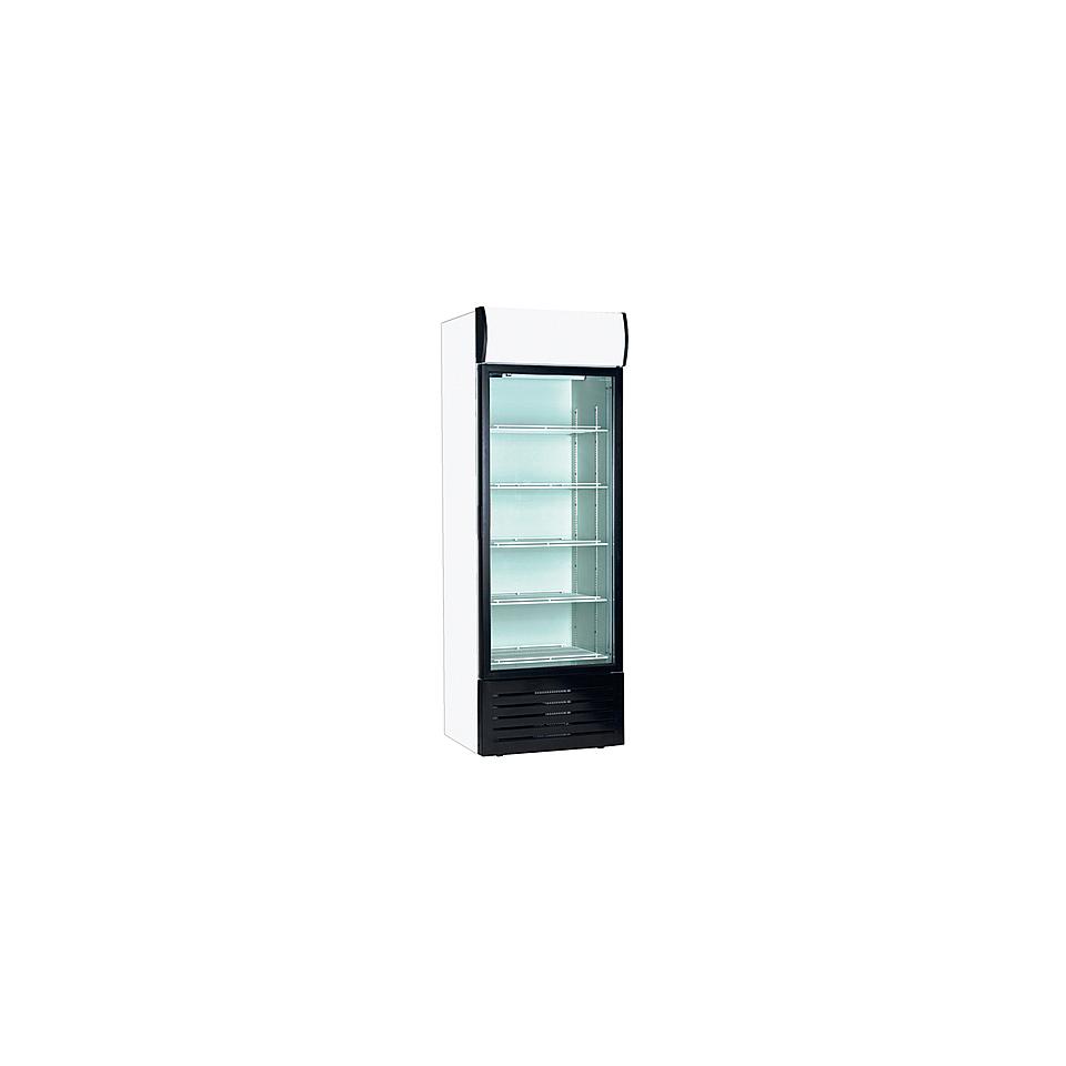 D372 SCM4C Finnmark display koelkast (glasdeur) 327 liter met lichtbak